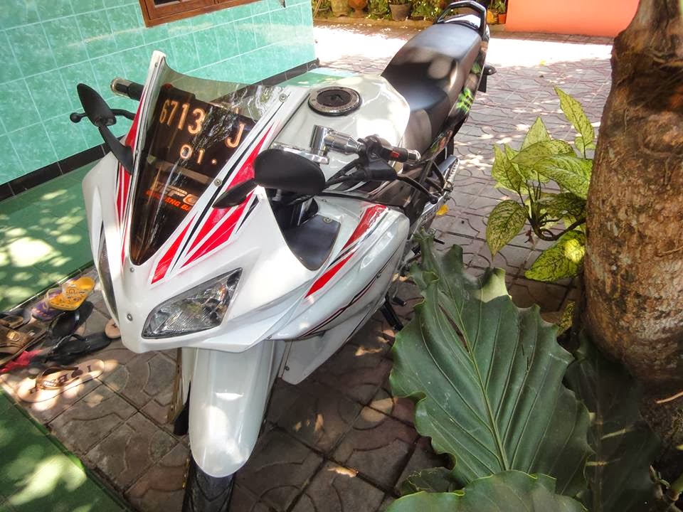 Modifikasi Yamaha Vixion fairing R125 merdeka com