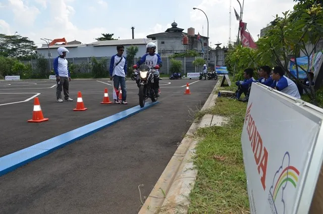 Salah satu lintasan uji ketangkasan