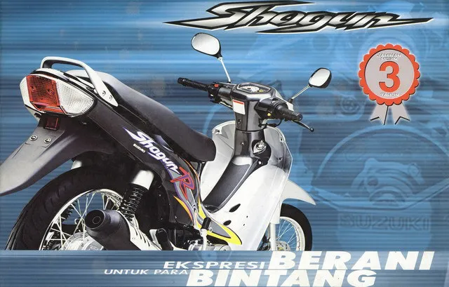 Brosur lama Suzuki Shogun R 110