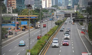 Kepadaran kendaraan berkurang saat PSBB pertama di Jakarta