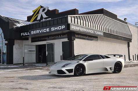Super Keren! 'The White ZR Auto', Lamborghini Murcielago 1 