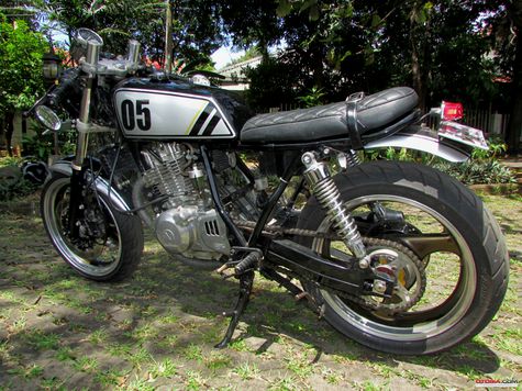 Iseng Modif Kaki Thunder 250 Berlanjut ke Cafe Racer 