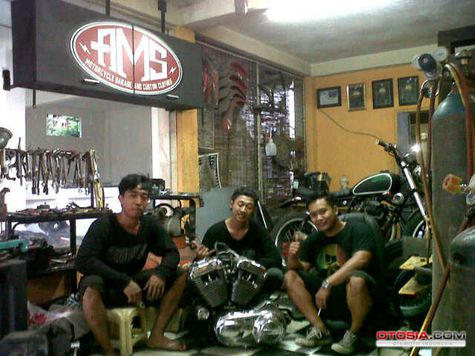 AMS Garage, Bengkel Modifikasi Moge Bergaya Klasik Dari 