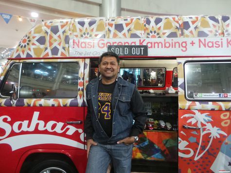 VW Jerman 1973 Sahara Foodtruck Spesialis Nasi Kambing 