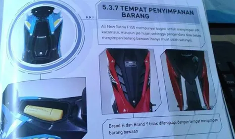 Brosur Bocor, Sinyalemen Satria FU Injeksi Segera 