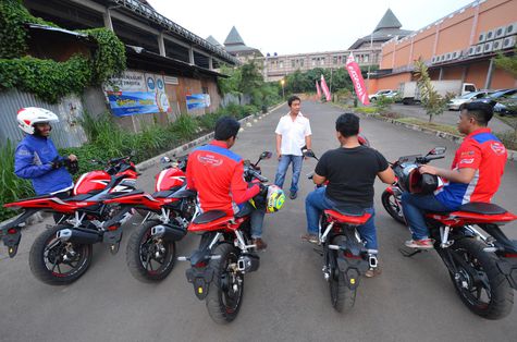 All New CBR 150R Bidik Komunitas Honda Jakarta Tangerang 