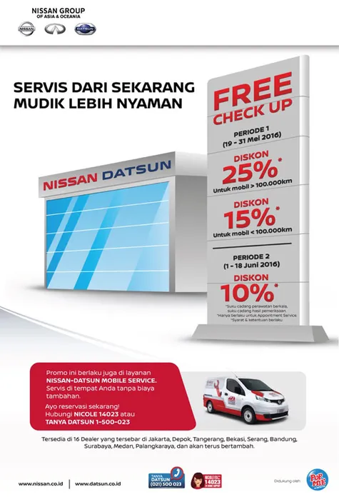 Inilah Posko Mudik Lebaran Nissan-Datsun  Otosia.com