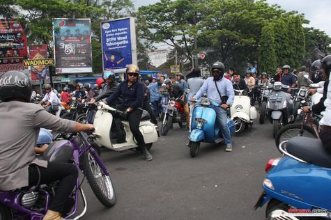 400 Motor  Klasik  Hebohkan Distinguished Gentlemans Ride 