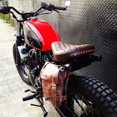 Scorpio Berjuluk Electro Scrambler Garapan Street Arts Custom | Otosia.com