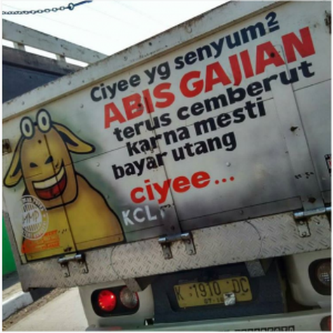 Bikin Ngakak Keunikan Dan Komedi Dalam Tulisan Bak Truk