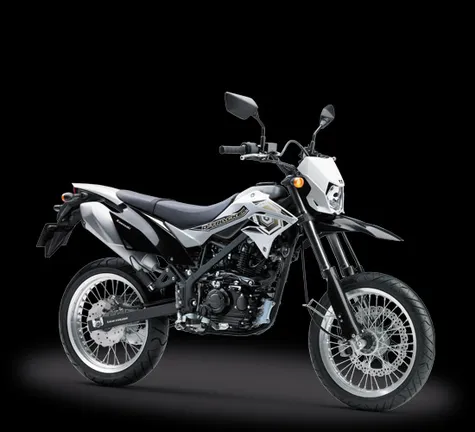Kawasaki D-Tracker Putih-Hitam