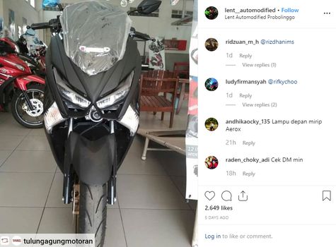 Kontroversi Foto Yamaha Nmax Facelift Cuma Modifikasi