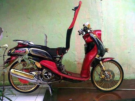 Modifikasi Yamaha Fino Simpel Tapi Mewah Otosia Com