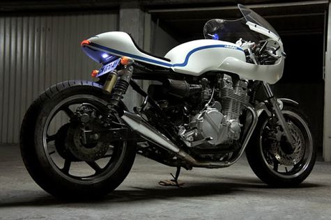 Cool Honda CB750 Cafe Racer Half Fairing Otosia com