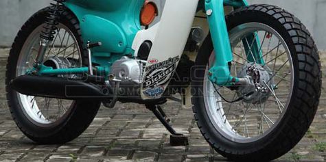 Modif C70: Honda Klasik Bergaya Street Cub Jepang  Otosia.com