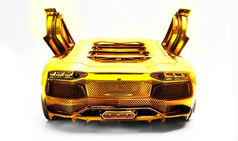 Lambo Aventador Berlapis Emas Murni Dan Batu Permata Otosia Lambo Aventador Berlapis Emas Murni Dan Batu Permata Otosia