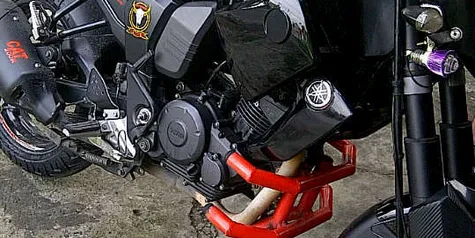 10 Perubahan Modifikasi Yamaha Byson ala Moge Tennere 650 