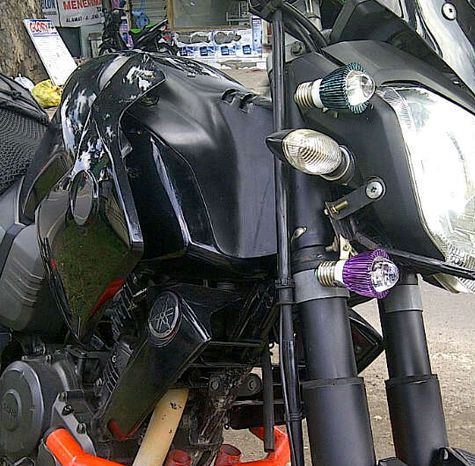 10 Perubahan Modifikasi Yamaha Byson ala Moge Tennere 650 