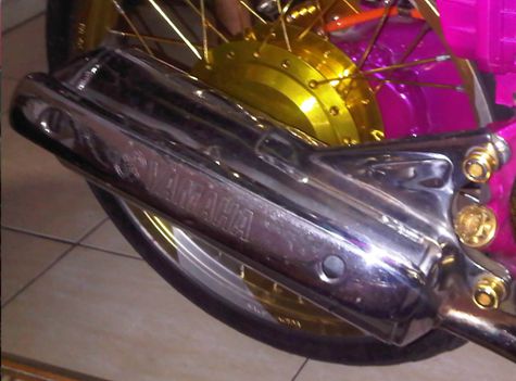 7 Bagian Inspiratif Modifikasi Honda BeAT Full Airbrush 