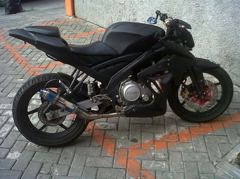 8 Detail Modifikasi  Yamaha Vixion Street Fighter Full 