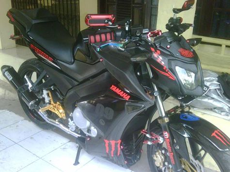 Rp 6 Jutaan Buat New Vixion Berkesan Street Fighter 