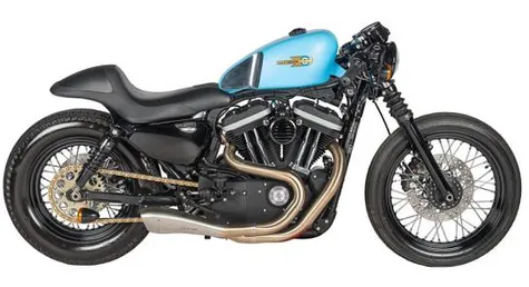 Kustom New HD Sportster Iron 883 ala Cafe Racer | Otosia.com