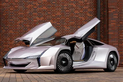 Bukan Terbuat dari Fiber, Supercar Mirip Lamborghini Terbuat dari Sampah