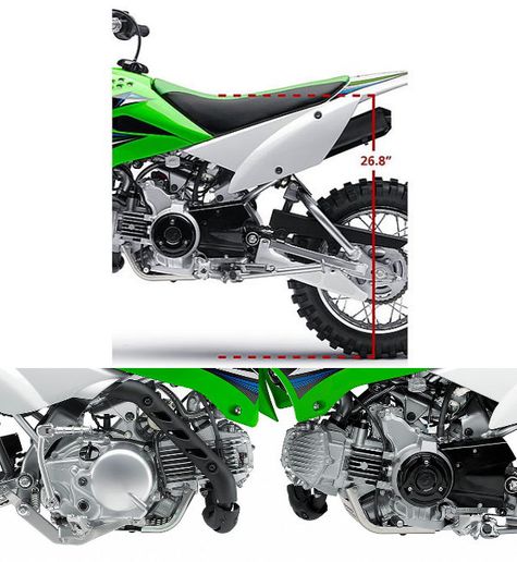 Kawasaki KLX110 2014 Lahir Berstandar Motor  Bebek  