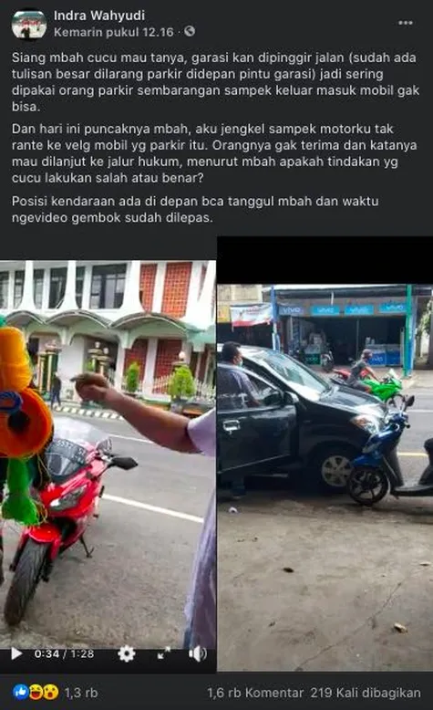 Viral Pengemudi MPV Marah-Marah Usai Mobilnya Digembok dengan Motor karena Parkir Sembarangan Viral Pengemudi MPV Marah-Marah Usai Mobilnya Digembok dengan Motor karena Parkir Sembarangan