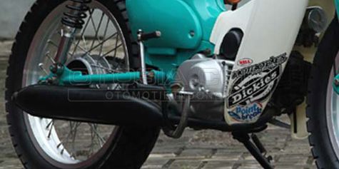 Modif C70: Honda Klasik Bergaya Street Cub Jepang  Otosia.com