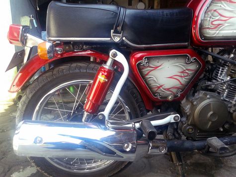 Ketika Yamaha Scorpio Berdandan Ala Honda CB  Otosia.com