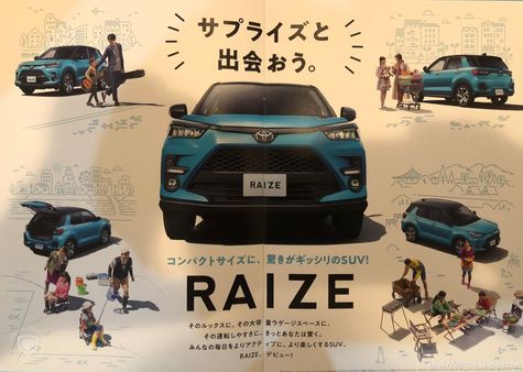 Dimensi toyota raize