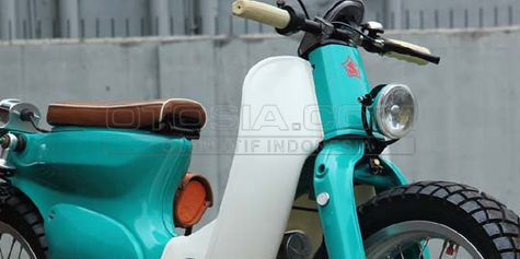 Modif C70: Honda Klasik Bergaya Street Cub Jepang  Otosia.com