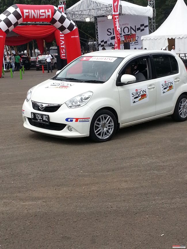 wisely menangi perang slalom daihatsu sirion db268f