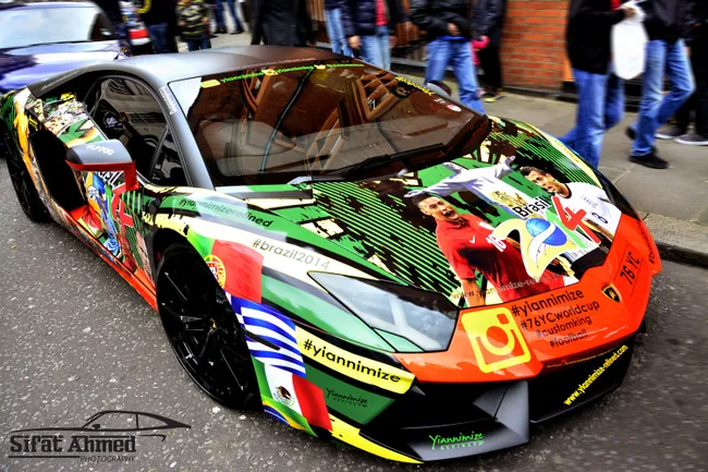 belum dimulai lambo aventador ini duluan berpesta 3d04e9