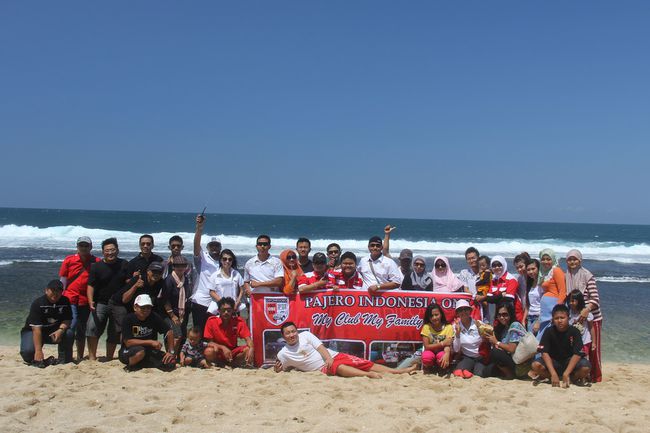 Touring Pi1 1st Anniversary Ke Goa Pindul Pantai Baron Dan