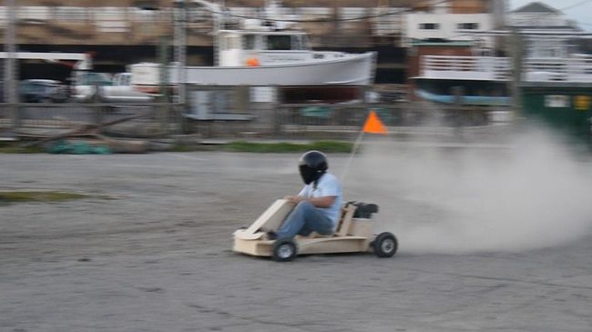 Gokart ramah lingkungan ini bisa dirakit sendiri dirumah 