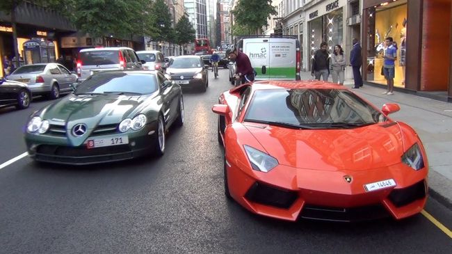  london larang supercar main gebar geberan knalpot f0c877