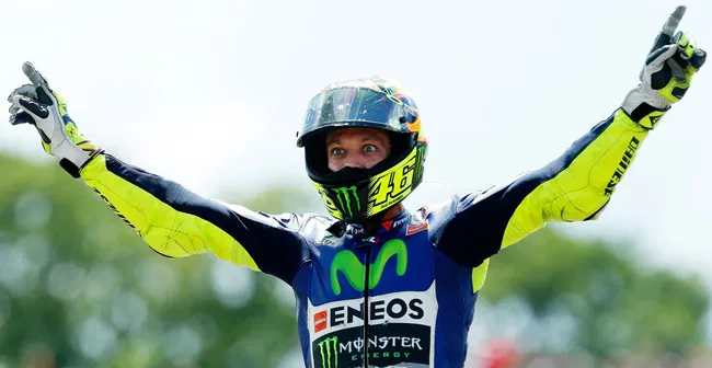Valentino Rossi (c) AFP