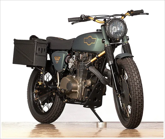 Modif Honda CL450, klasik pun halal part modern  merdeka.com