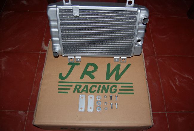  Radiator JRW bikin suhu mesin Ninja 150 lebih adem 