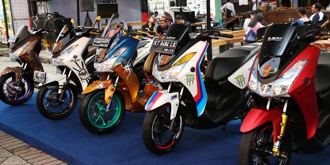 Modifikasi Airbrush Motor Masih Ramai Peminat Motif Helm