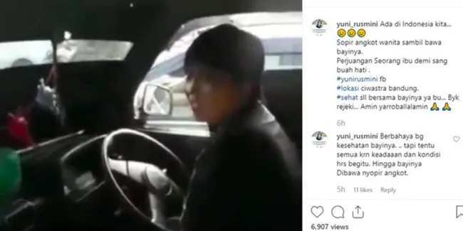 Mengenal Yanti Sopir Angkot Perempuan Yang Bawa Bayi Saat Narik Otosia Com