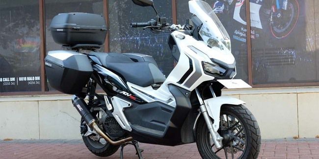 Modifikasi Honda Adv Ala Sport Touring Hasilnya Ganteng Otosia Com
