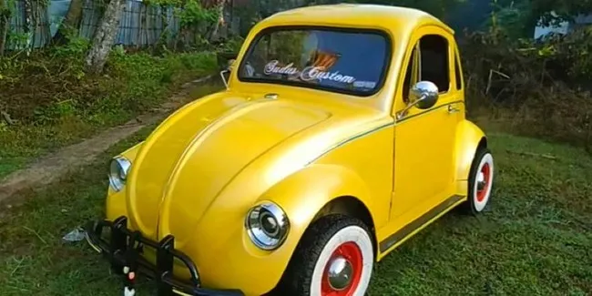 Wujudkan Impian Masa Kecil Laki Laki 28 Tahun Bikin Vw Kodok Sendiri Otosia Com