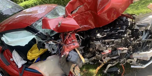 Nasib Apes Toyota Supra Saat Test Drive Tabrak Pohon Hingga Hancur Lebur Otosia Com