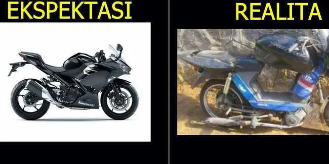 Ekspektasi Vs Realita 8 Potret Lucu Motor Impian Yang Tak Sesuai Keinginan Otosia Com