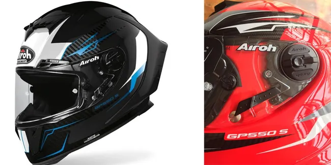Airoh GP550S, Helm Sport Beraksen Transparan | Otosia.com