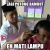 Meme lucu listrik mati