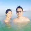 seleb di kolam renang, seleb indonesia berenang